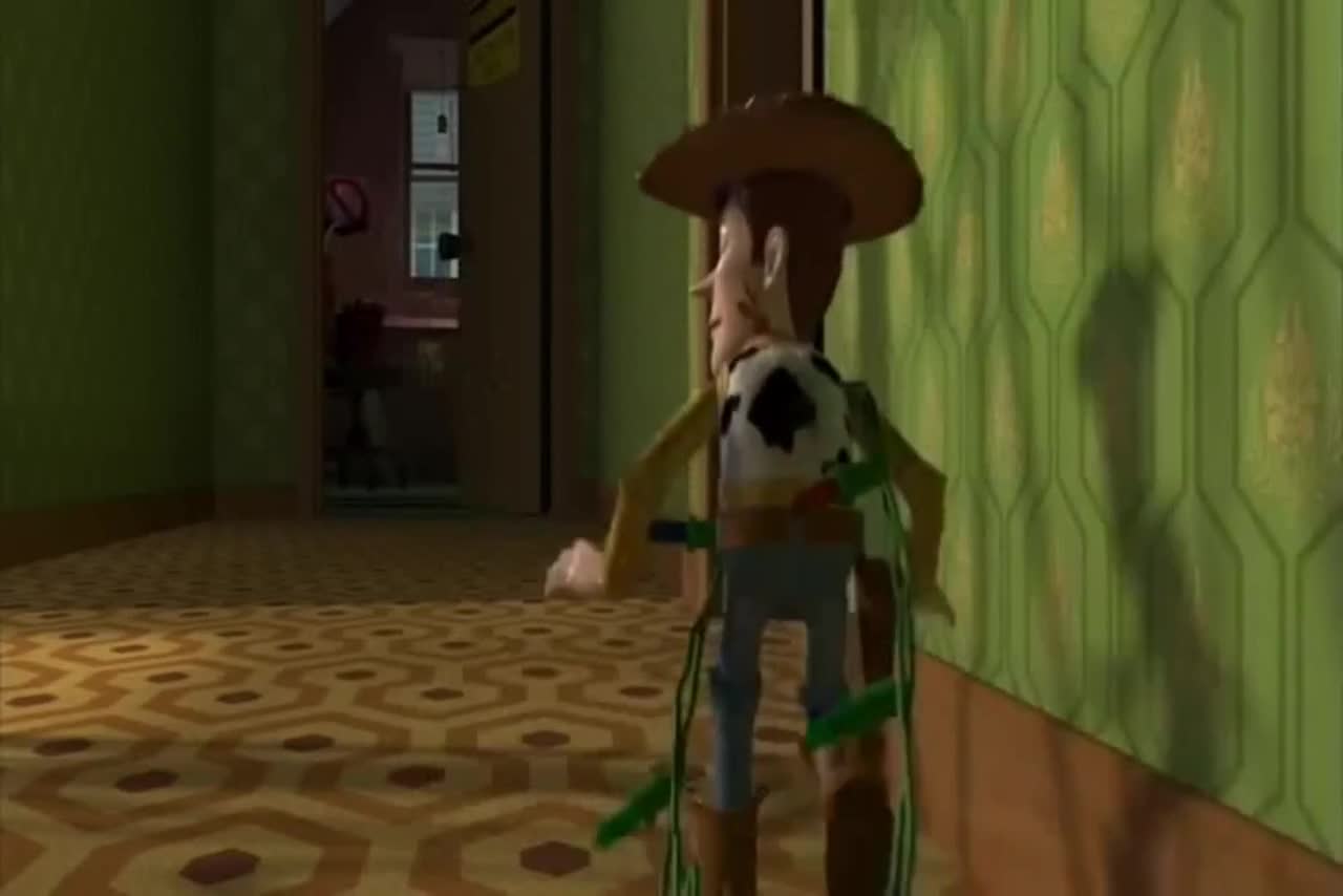 Escena de Toy Story · Soy la señorita Nesbit