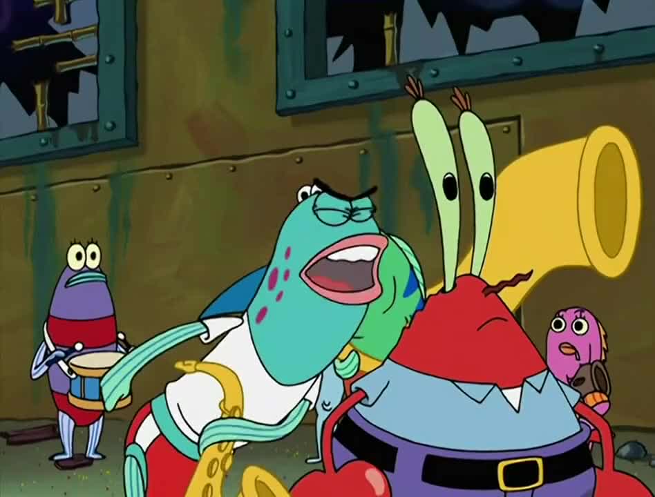 Escena de Bob Esponja · Acércate, viejo