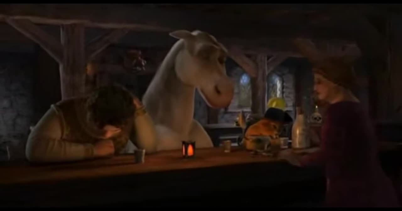 Escena de Shrek 2 · Es un papucho